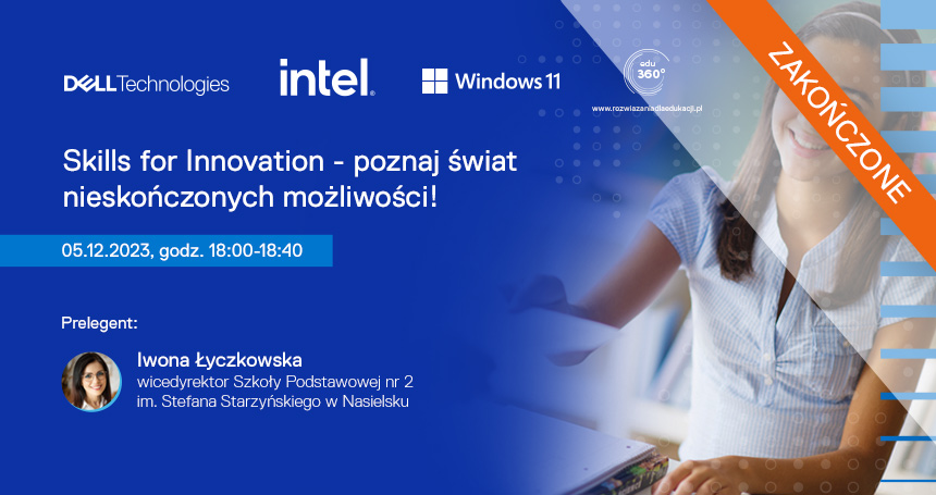 Webinar „Skills for Innovation – poznaj świat nieskończonych możliwości!”